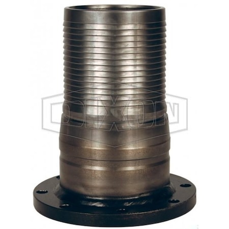 Dixon King Crimp Combination Nipple, 4 in, Nipple x TTMA Flange, Carbon Steel TTFST40CS-THK